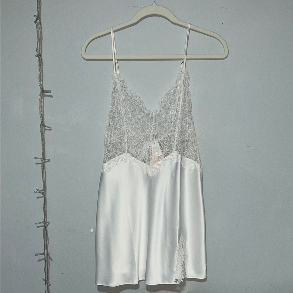 Victoria’s Secret White Lace Slip